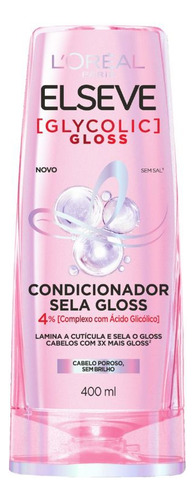 Kit Com 2 Condicionador Elseve Glycolic Gloss 400ml