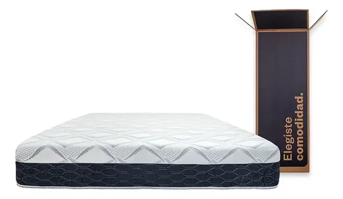 Colchón Sueño Dorado Box Prime 2 Plazas — 140x190x25, Espuma Firme