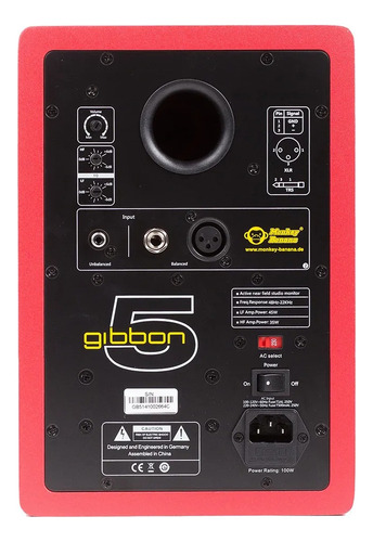 Monitor Ativo 5' Monkey Banana Gibbon 5 Red Ñ Kali Audio Rcf