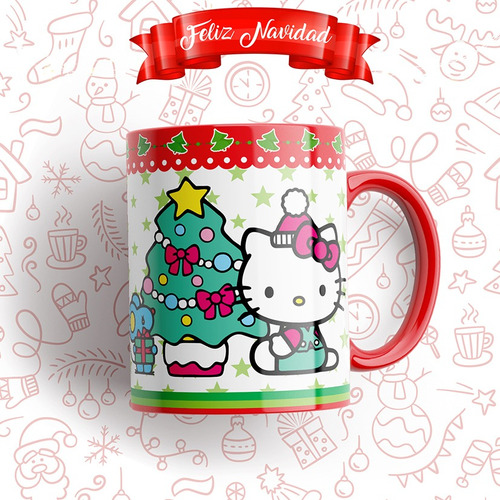 Taza Navideña, Kitty, Betty, Bob Navideño, Leer Descripcion