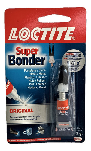 Super Pega Super Bonder Original Marca Loctite
