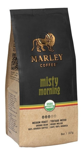 Imagen 2 de 4 de Café Grano Molido · Misty Morning 227 G · Marley Coffee
