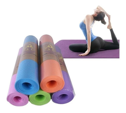 Tapete De Yoga Sin Pvc/látex Eco Friendly Colores Nuevo