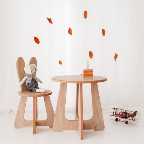 Imagen 3 de 10 de Juego De Mesa 45 Cm + 1 Silla Para Niños - Envío Gratis