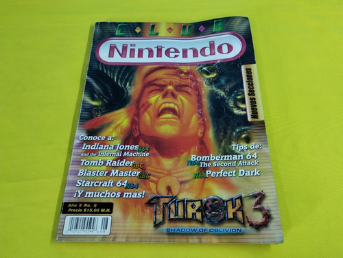 Revista Club Nintendo Turoks Shadow Of Oblivion Año 9 #8