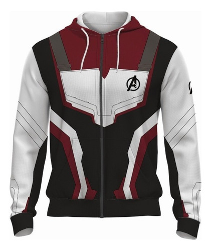 2019 Nuevo Avengers 4 Endgame Cremallera Capucha Sudadera Tr