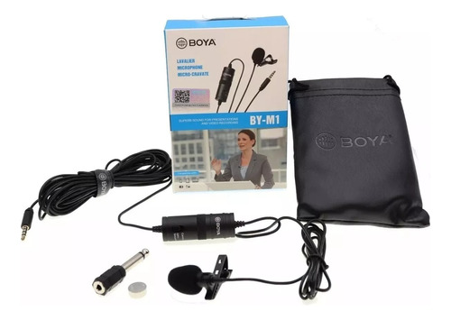Microfono Lavalier Solapa Boya By-m1