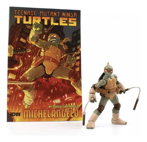 Teenage Mutant Ninja Turtles Michelangelo + Comic Tortugas