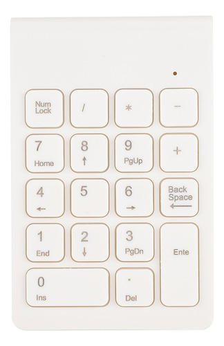 Mini Teclado Numérico Sem Fio Usb 2.4g Ergonômico