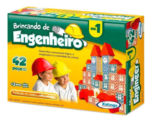 Jogo Brincando De Engenheiro I Xalingo 3+ 52754