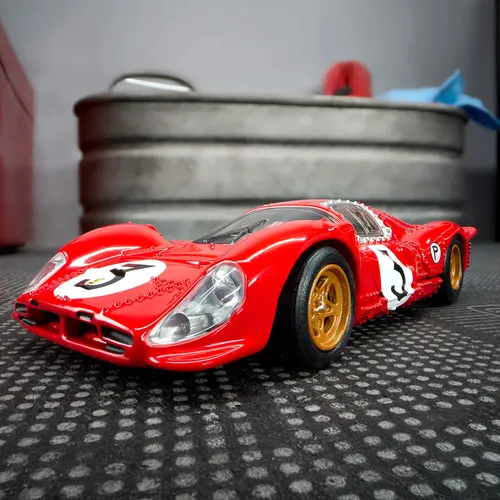 Hot Wheels Elite 64 1967 Ferrari 330 P4 Mattel Creations Red