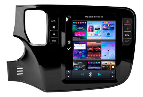 Multimídia Tesla Adak Play Outlander 2013/2022 2+64gb 9.7p