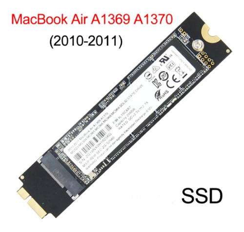 Imagen 1 de 3 de Disco Ssd 512gb Compatible 100% Air 2010-2011 A1369- A1370