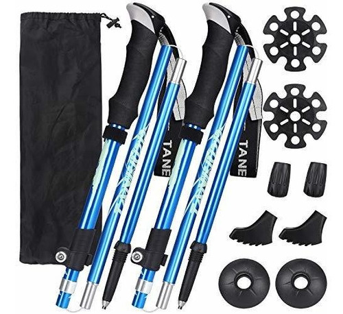 Esup Trekking Poles Collapsible Para Hiking Aleación Xm95w