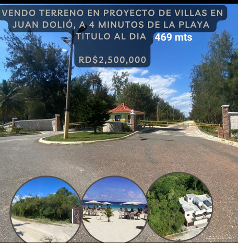 Vendo Terreno Solar En Juan Dolio Para Casa