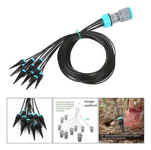 Irrigação Automática Por Gotejamento Para Regar Plantas /