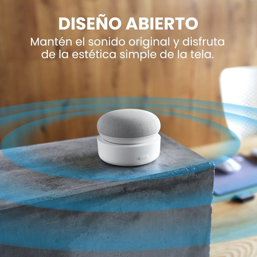 Base Con Batería Portátil For Google Nest Mini (10000 Mah)