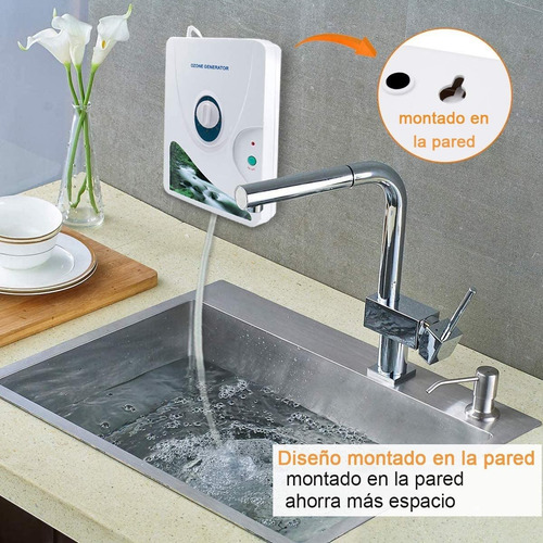 Imagen 3 de 8 de Filtro Generador De Ozono 600mg/h