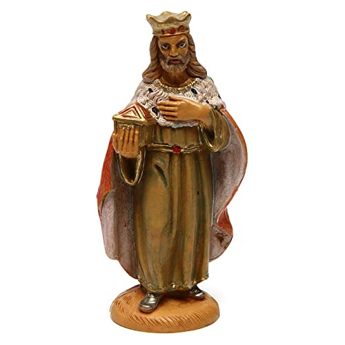 Figura Melchor (reyes Magos) Para Pesebre 12 Cm