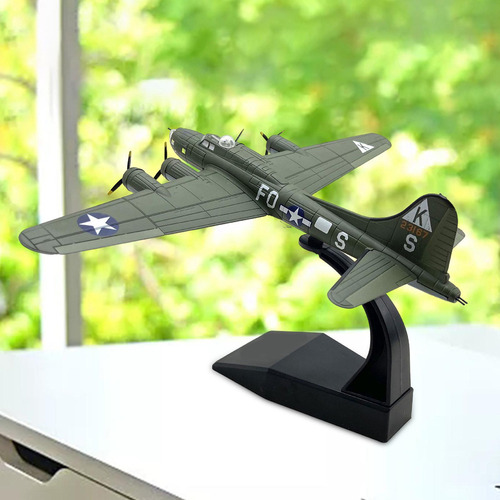 Modelo De Avión Us B 17 A Escala 1/144 Con Soporte