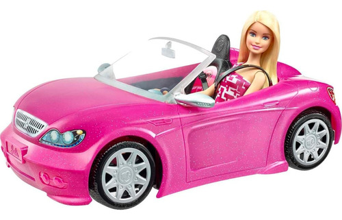 Barbie Carro Convertible, Realista Con Su Muñeca / Original