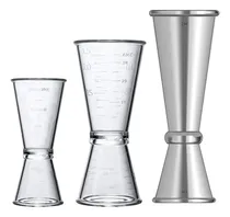 Comprar Juego De 3 Vasos De Chupito De Medición De Cóctel De Doble Y