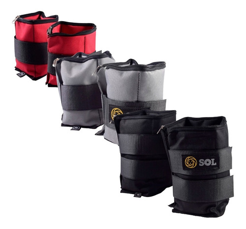 Kit Tobilleras Regulables Sport Maniac De 2kg, 3kg, 4kg