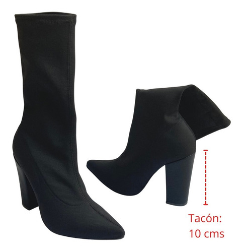 Imagen 4 de 9 de Bota Dama Stretch Puntal Felipe Rentería Moda Vestir Mujer