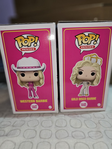 Funko Pop! Barbie The Movie Western Gold Disco Barbie (Usado)