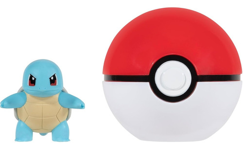 Pokemon Figura Squirtle Con Pokebola Clip N Go 