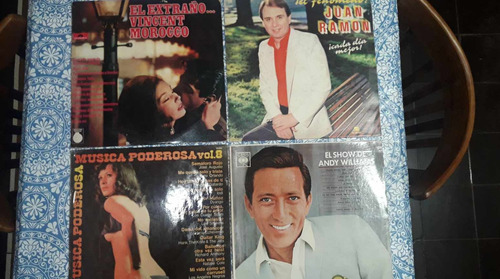 Lote De Vinilos, 50 Discos Melódicos, Orquestas Y Tango. (Usado)