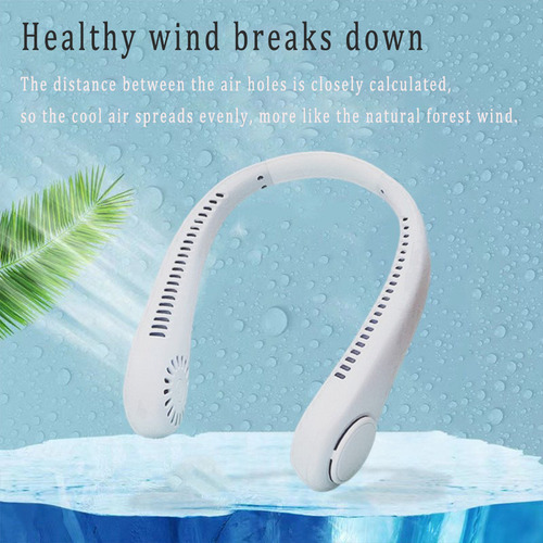 Mini Ventilador De Cuello Usb Portátil Sin Aspas