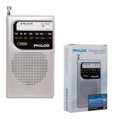 Radio Portátil Philco Ic-f20 Fm/am /3gmarket