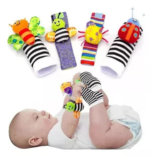 Sonajas Para Bebe Calcetines Juguete Estimulación Temprana