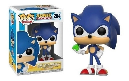 Funko Pop Nuevo Sonic The Hedgehog- Sonic Con Esmeralda 