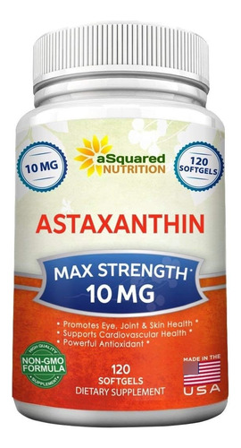 Asquared Nutrition | Astaxanthin I 10mg I 120 Softgels