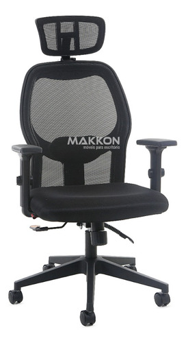 Cadeira Para Escritório Em Tela Mesh - Mk-4014