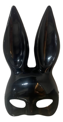 Máscara Coelho Ariana Grande Sensual Carnaval + Gravata -2pç Cor Preto