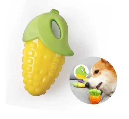 Juguete Vegetal Para Perros Sonoro Mordedor Resistente Pets