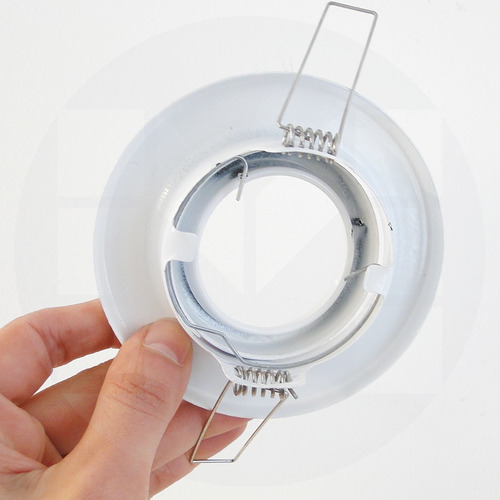 Imagen 4 de 10 de Pack X 10 Spot Embutir Blanco Dicroica Led 7w Dimerizable