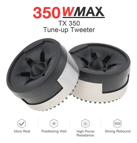 Tweeter Mini Tx 350w 40mm 1-1/2  Cornetas Par Balitas O Bala