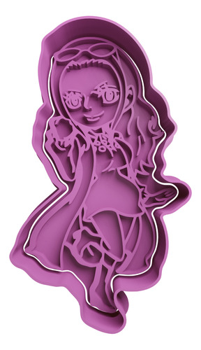  Cortador De Galletas De Nico Robin De One Piece 6cm