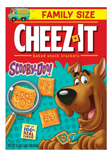 Cheez-it Scooby-doo! Galletas De Queso Originales, 21 Oz