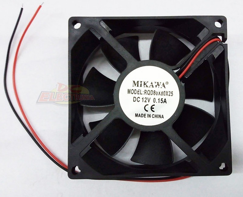 Turbina Cooler 12v 80x80x25mm Con Buje