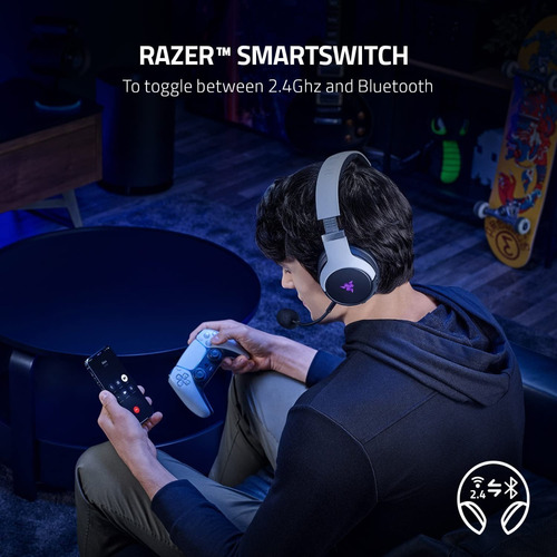 Imagen 4 de 7 de Auriculares Razer Kaira Pro For Playstation Wireless Multip