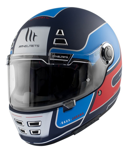 Casco Moto Mt Helmets Jarama Retro Baux D7 Vintage Motodelta