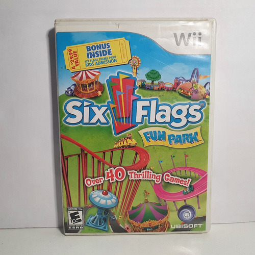 Juego Nintendo Wii Six Flags Fun Park - Fisico