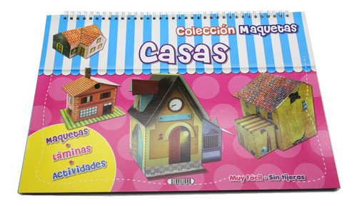 Maquetas Armables Cartón De Casitas Sin Tijeras Ni Pegar