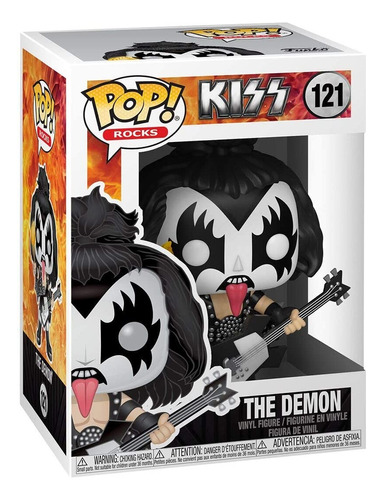 Funko Pop! Kiss - The Demon #121 Caja Dañada