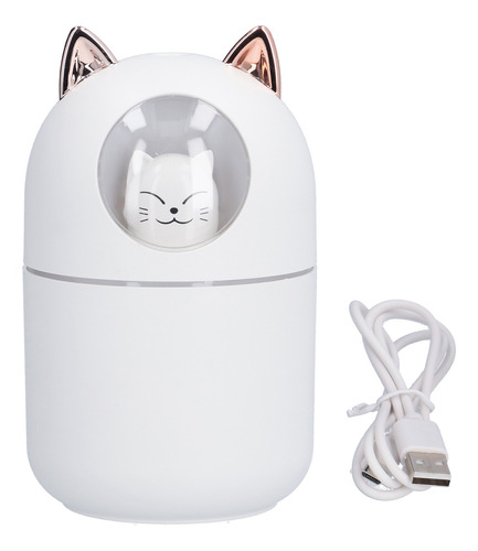 Humidificador Usb Portátil, Mini Luz Nocturna, Círculo De Se